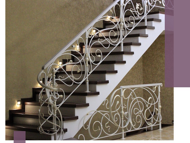Кованые лестницы под ключ в Элисте — изготовление и монтаж