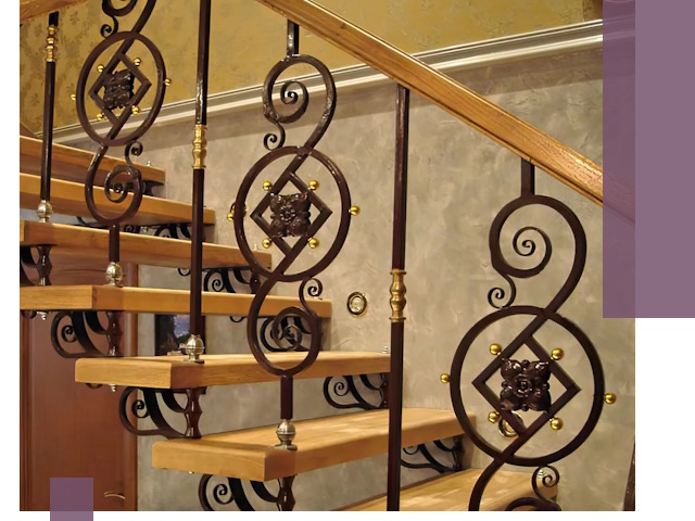 Изготовление кованых лестниц под ключ в Элисте