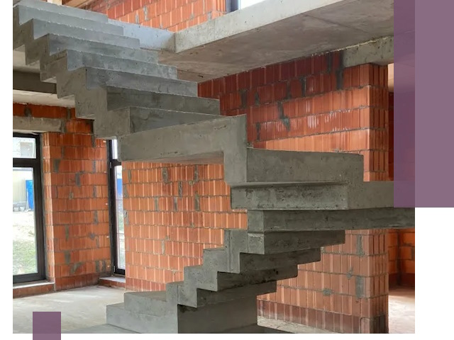 Изготовление бетонных лестниц под ключ в Элисте