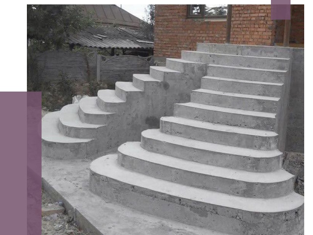 Монтаж бетонных лестниц в Элисте от 4350 руб. 