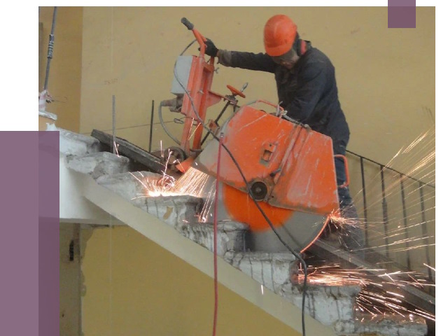 Демонтаж бетонных лестниц в Элисте от 4660 руб. за м2 | ПРОЛЁТ-Элс