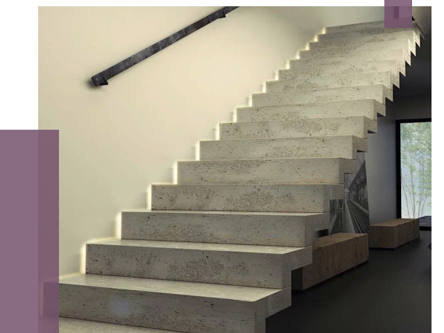 Облицовка бетонных лестниц в Элисте от 4660 руб/м2 