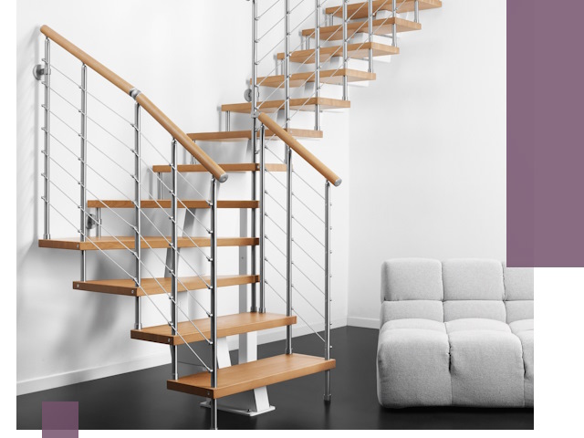 Модульные лестницы под ключ в Элисте — монтаж и изготовление