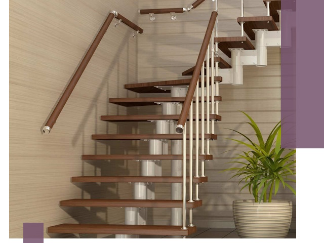 Изготовление модульных лестниц под ключ в Элисте