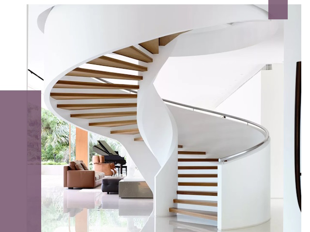 Винтовые лестницы в Элисте под ключ от 49191 руб. | ПРОЛЁТ-Элс