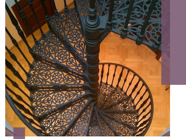 Винтовые лестницы под ключ в Элисте: производство и монтаж