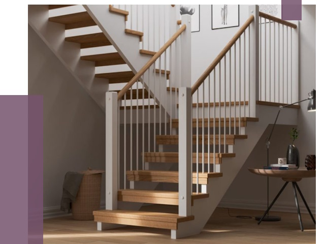 Маршевые лестницы в Элисте от 38576 руб. — монтаж | ПРОЛЁТ-Элс