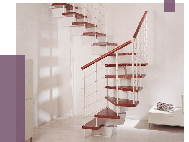 Изготовление лестниц на больцах в Элисте от 9838 руб. | ПРОЛЁТ-Элс