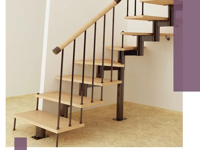 Монтаж лестниц на больцах в Элисте — быстро и надежно