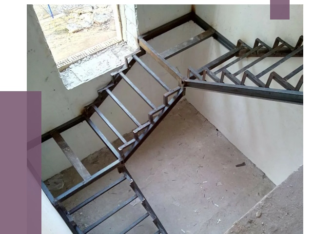 Монтаж лестниц на металлокаркасе в Элисте от 12945 руб. — ПРОЛЁТ-Элс