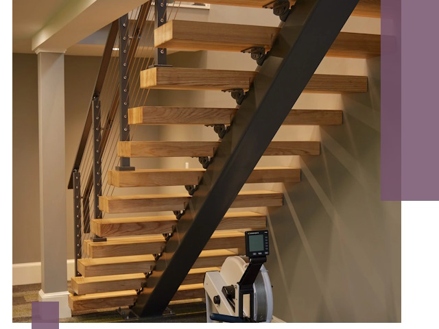 Лестницы на монокосоурах под ключ в Элисте - изготовление и монтаж