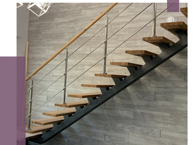 Изготовление лестниц на монокосоуре в Элисте от 77152 руб. 