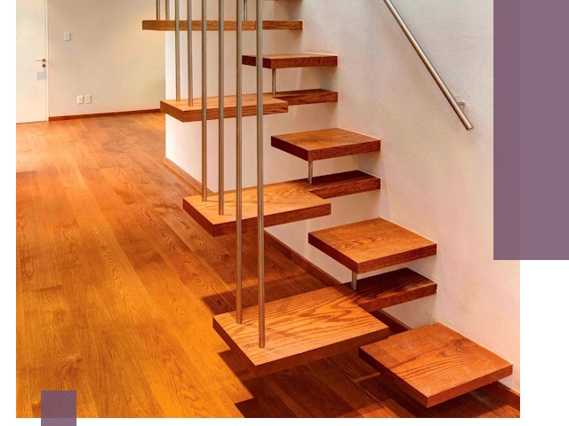 Лестницы «гусиный шаг» на заказ в Элисте для узких пространств