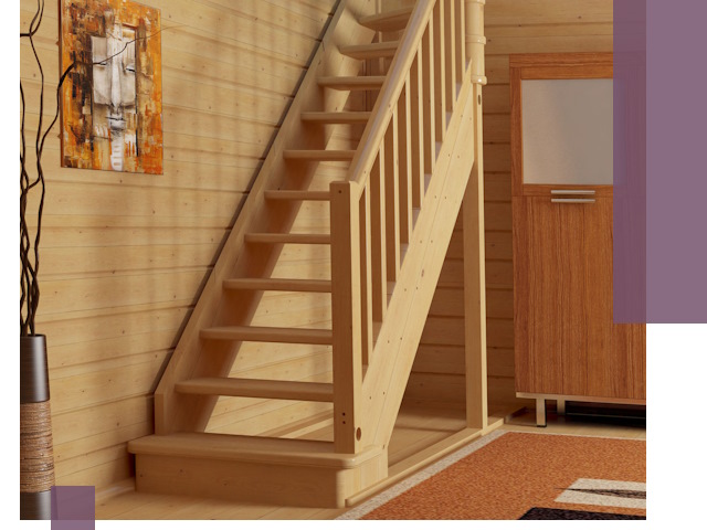 Лестницы эконом класса под ключ в Элисте — недорого и быстро