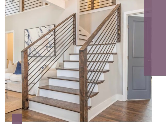 Лестницы для коттеджа под ключ в Элисте — изготовление и монтаж