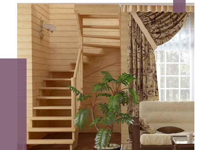 Лестницы для дачи в Элисте от 76893 руб.  | ПРОЛЁТ-Элс