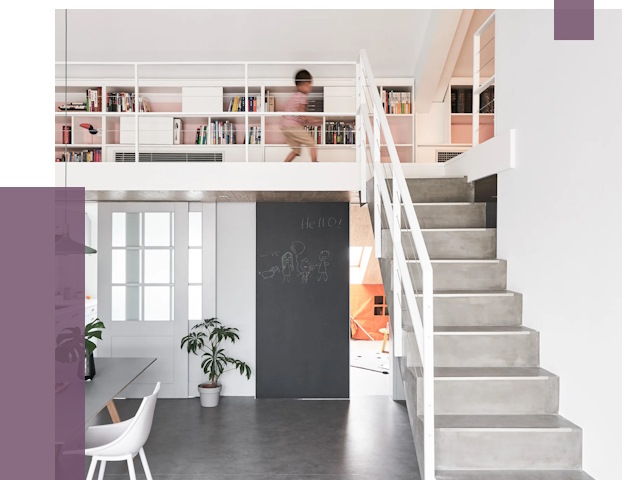 Лестницы для двухуровневой квартиры в Элисте от 178641 руб. | ПРОЛЁТ-Элс