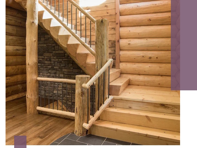 Лестницы в баню под заказ и профессиональный монтаж в Элисте