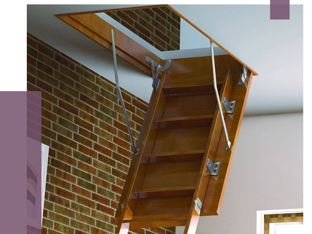 Установка чердачной лестницы в Элисте от 7922 руб. | ПРОЛЁТ-Элс