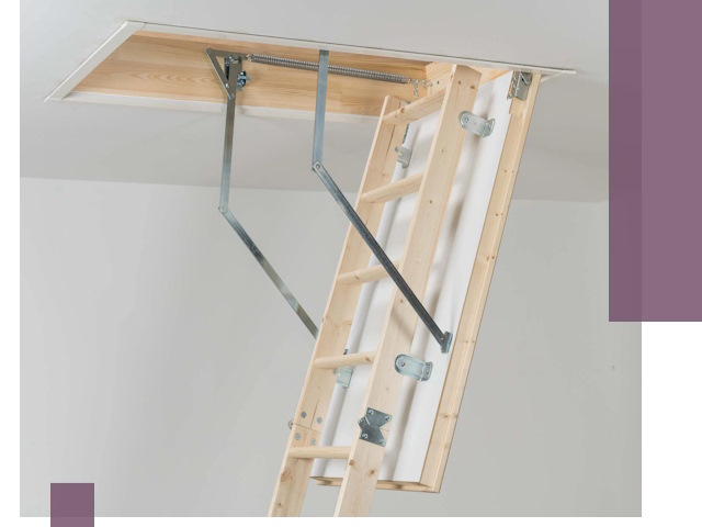 Установка чердачной лестницы под ключ в Элисте