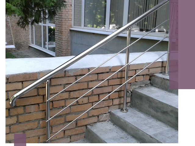 Перила из нержавеющей стали высокого качества в Элисте