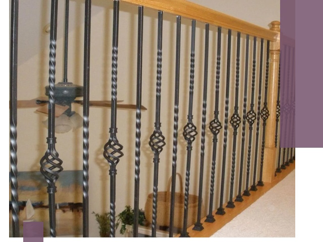 Изготовление и монтаж кованных перил в Элисте под ключ