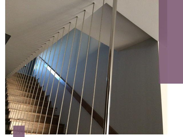 Тросовые перила под ключ в Элисте — производство и монтаж