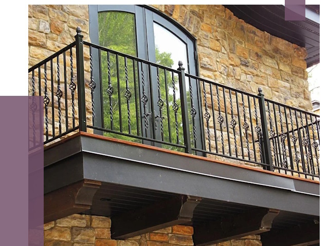 Балконные ограждения в Элисте от 8129 руб. — купить | ПРОЛЁТ-Элс