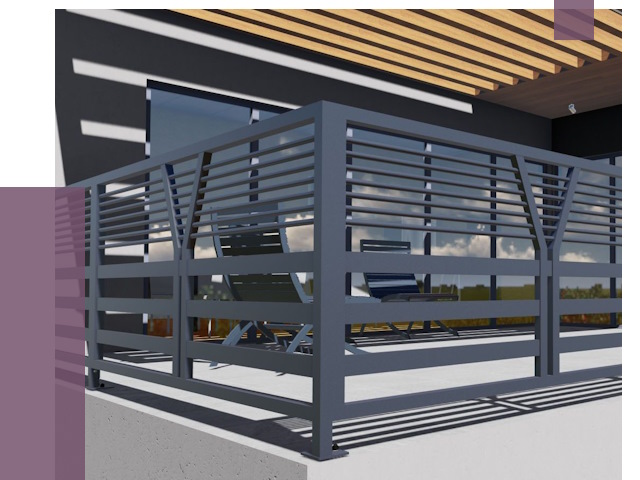 Изготовление балконных ограждений в Элисте от 10874 руб. | ПРОЛЁТ-Элс