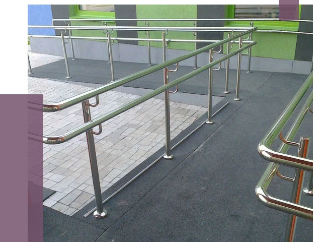 Ограждения пандусов в Элисте от 4401 руб. монтаж | ПРОЛЁТ-Элс