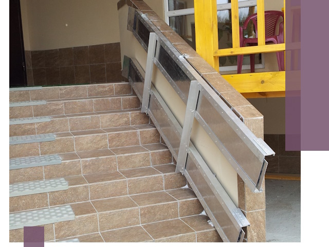 Откидные пандусы под ключ в Элисте — монтаж и демонтаж