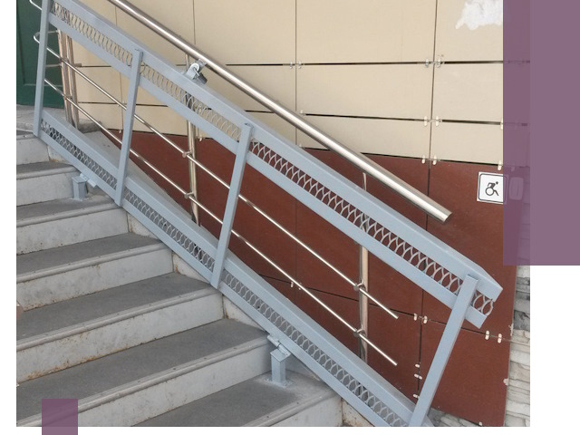 Изготовление откидных пандусов под ключ в Элисте