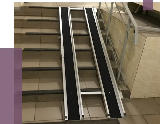 Установка пандуса в подъезд в Элисте от 8078 руб. под ключ | ПРОЛЁТ-Элс