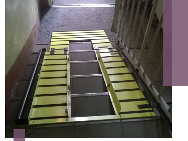 Профессиональный монтаж пандуса в подъезд в Элисте