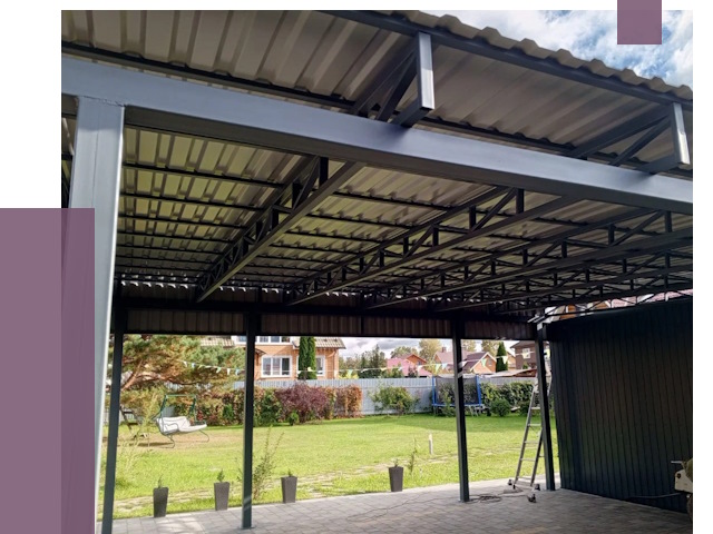 Монтаж навесов в Элисте от 7456 руб. — установка навеса | ПРОЛЁТ-Элс