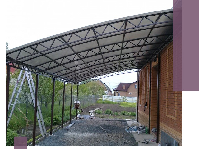 Профессиональный монтаж навесов под ключ в Элисте