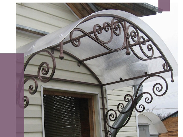 Изготовление козырьков в Элисте от 7456 руб. — заказать | ПРОЛЁТ-Элс