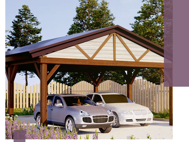 Навесы для автомобиля в Элисте — изготовление и монтаж