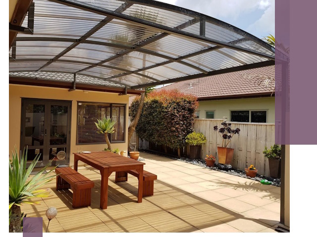 Навесы во двор под ключ в Элисте — изготовление и монтаж