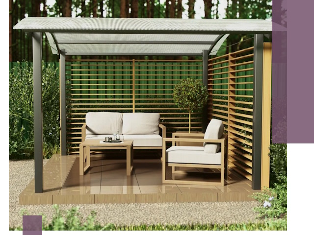 Навесы для дачи в Элисте: изготовление, монтаж и демонтаж