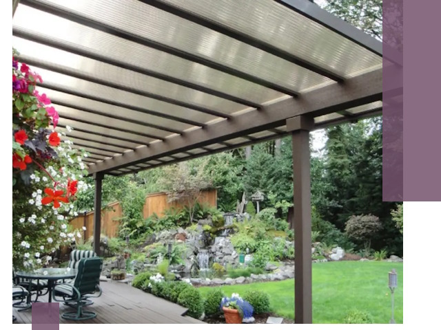 Навесы из поликарбоната под ключ в Элисте быстро и надёжно