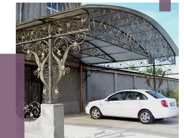 Кованые навесы в Элисте от 14757 руб. | ПРОЛЁТ-Элс