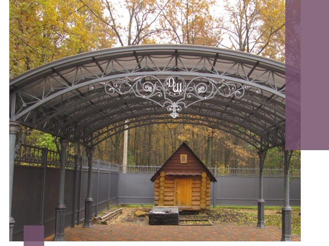 Кованые навесы премиум-класса под заказ в Элисте