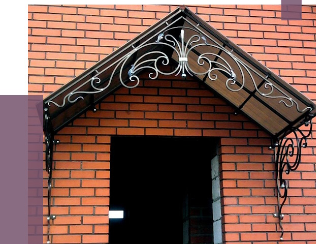 Металлические козырьки в Элисте от 10822 руб. 