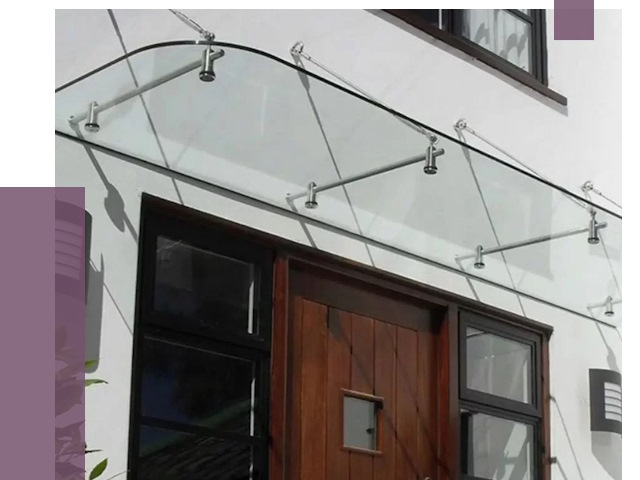 Стеклянные козырьки в Элисте от 19159 руб. | ПРОЛЁТ-Элс