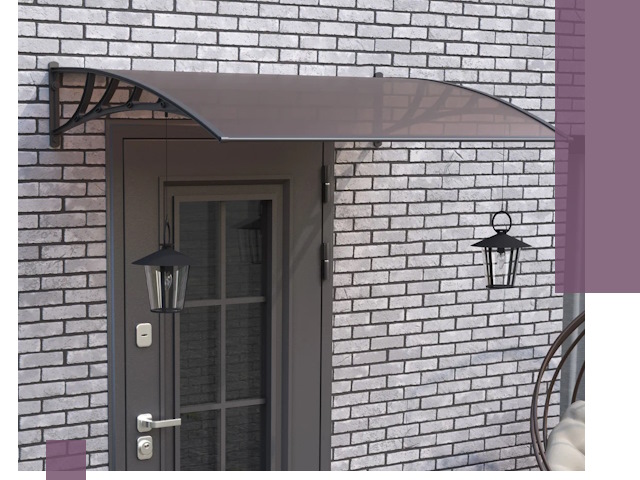 Недорогие козырьки и навесы под ключ в Элисте