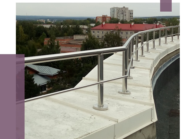 Парапеты и ограждения кровли в Элисте от 5023 руб.