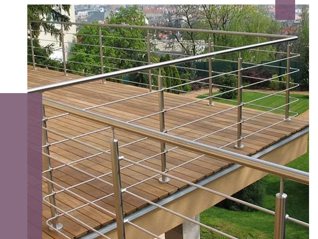 Алюминиевые парапеты в Элисте под ключ от 7871 руб. 