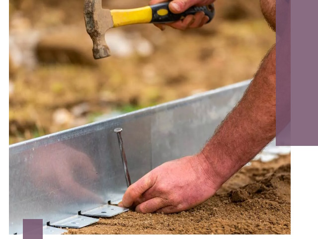 Монтаж металлических бордюров в Элисте быстро и качественно