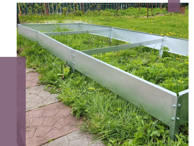 Металлические бордюры для грядок в Элисте от 1812 руб.